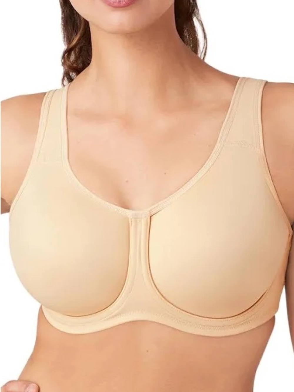 Wacoal Seamless Full-Coverage Underwire Bra in Nude